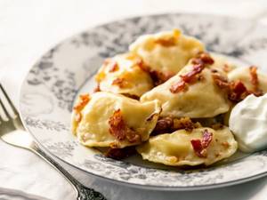 Dumplings with cottage cheese recipe with photos