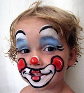 funny clown on Helloween