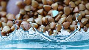 Water and buckwheat