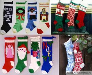 Knitted socks for gifts