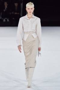 Midi skirt with peplum for fall 2020