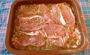 Marinated meat