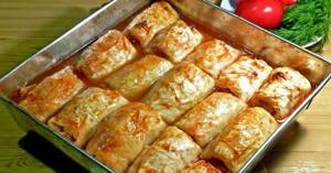 bake cabbage rolls in the oven