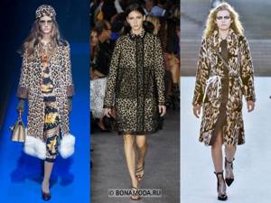 Женские пальто весна-лето 2020 - Модные пальто с леопардовым принтом
