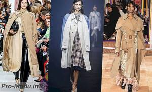 Women&#39;s raincoats: photos of spring 2018 fashion trends