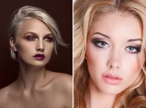 winter makeup for blondes