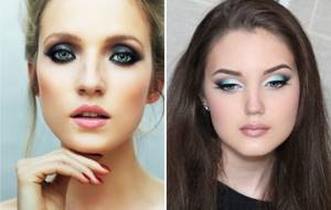 winter makeup for blue eyes