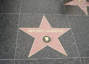 Banderas&#39; star on the Walk of Fame